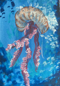 Jellyfish canvas